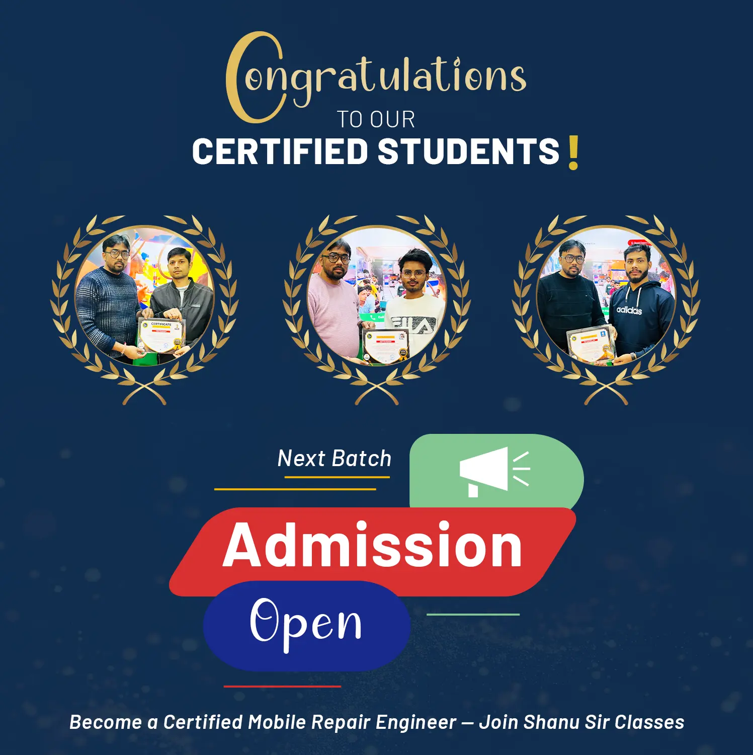 Mobile Repairing Institute Badarpur | Shanu Sir Classes